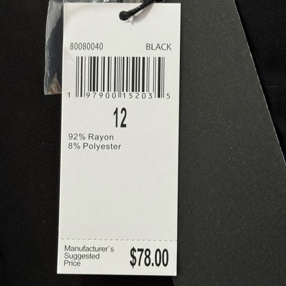 Truth woman’s size 12 Black dress pants - Picture 3 of 6